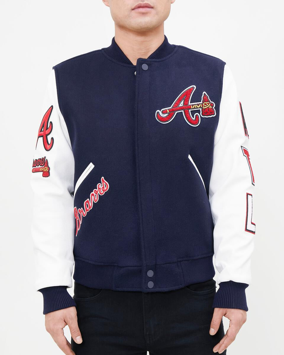 Pro Standard Atlanta Braves Wool Varsity Heavy Jacket
