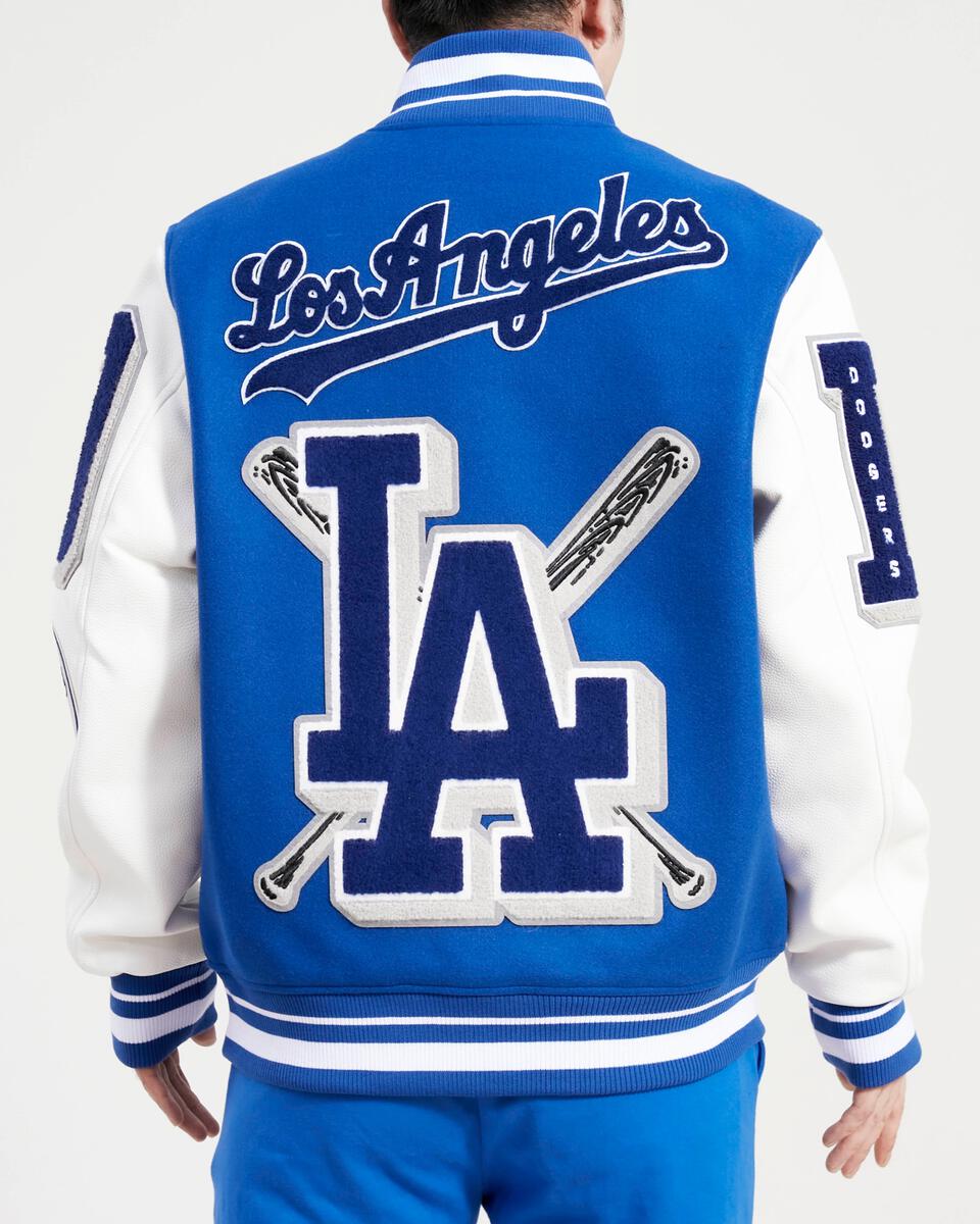 Royal Blue Los Angeles Dodgers Pro Standard Logo Mashup Wool Varsity Heavy Jacket