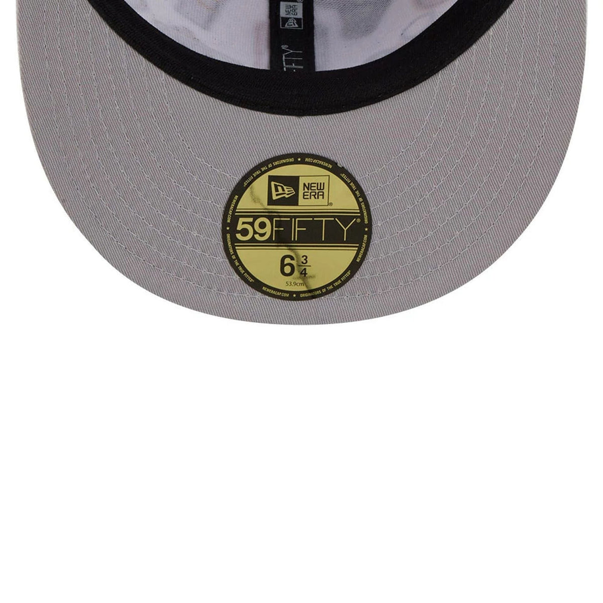 White NBA Teams All Over Logo Gray Bottom 59FIFTY New Era Fitted