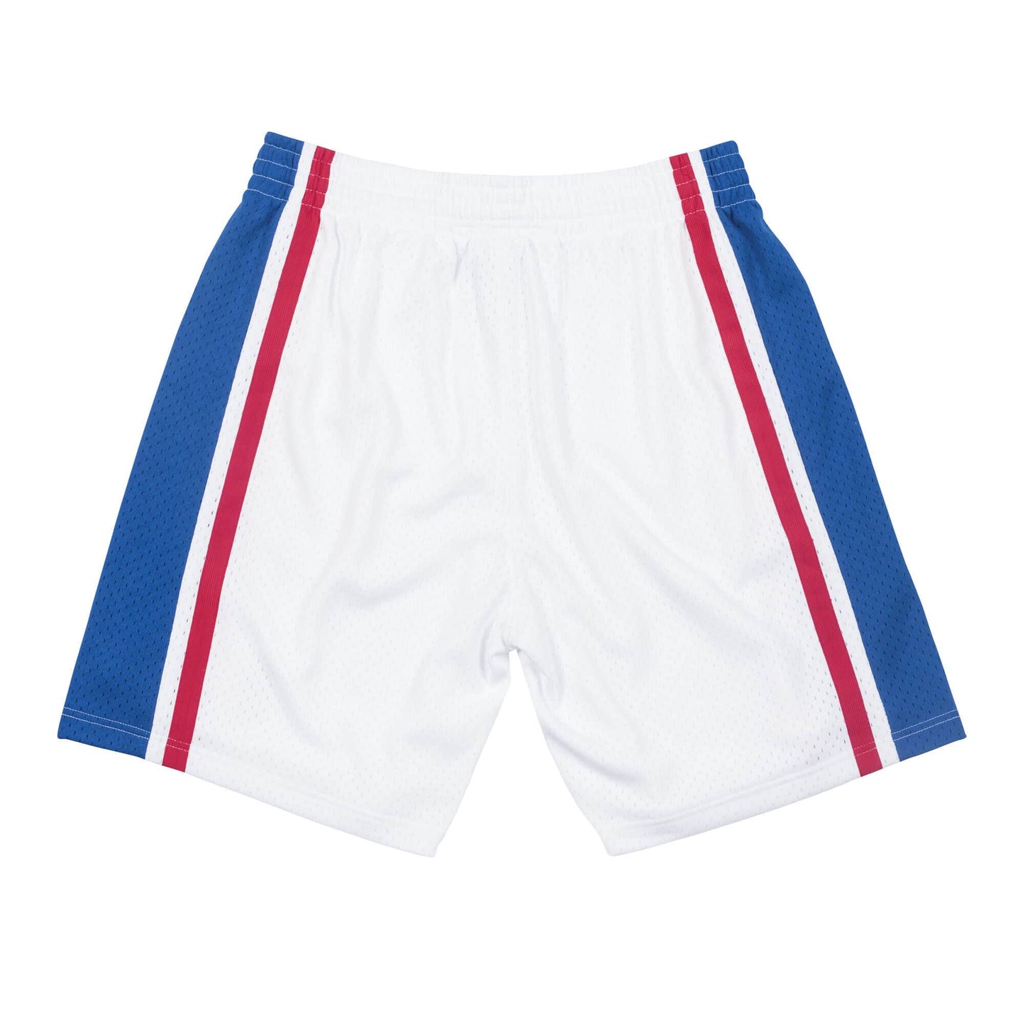 1996-97 White Philadelphia 76ers Home Mitchell & Ness Hardwood Classics Swingman Shorts