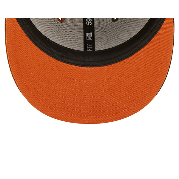 Split Los Angeles Dodgers Rust Orange Bottom 1988 World Series Side Patch New Era 59Fifty Fitted
