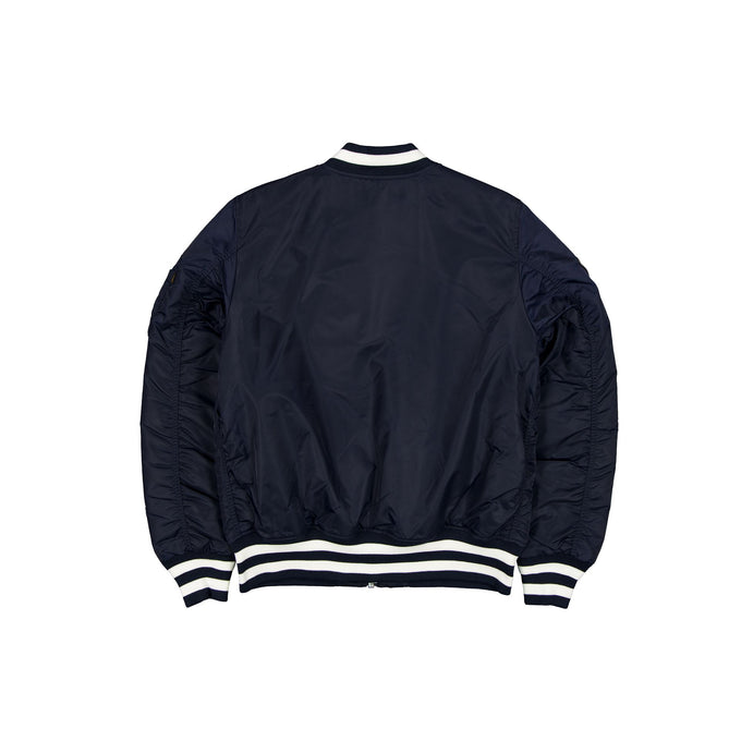 Navy Blue New York Yankees Alpha Industries MA-1 New Era Bomber Jacket