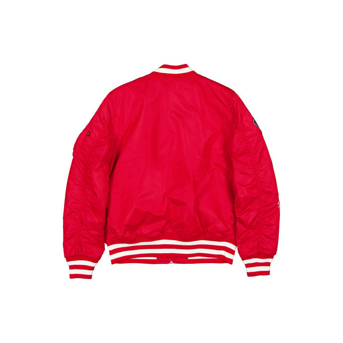 Red New York Yankees Alpha Industries MA-1 New Era Bomber Jacket