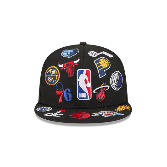 New Era NBA 'All Over' 59FITY Fitted Black