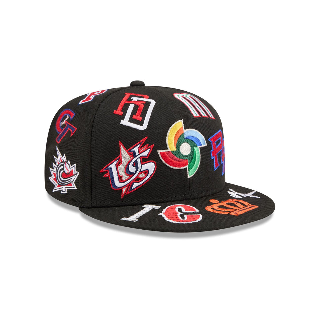 New Era World Baseball Classic 'All Over' 59FIFTY Fitted Black