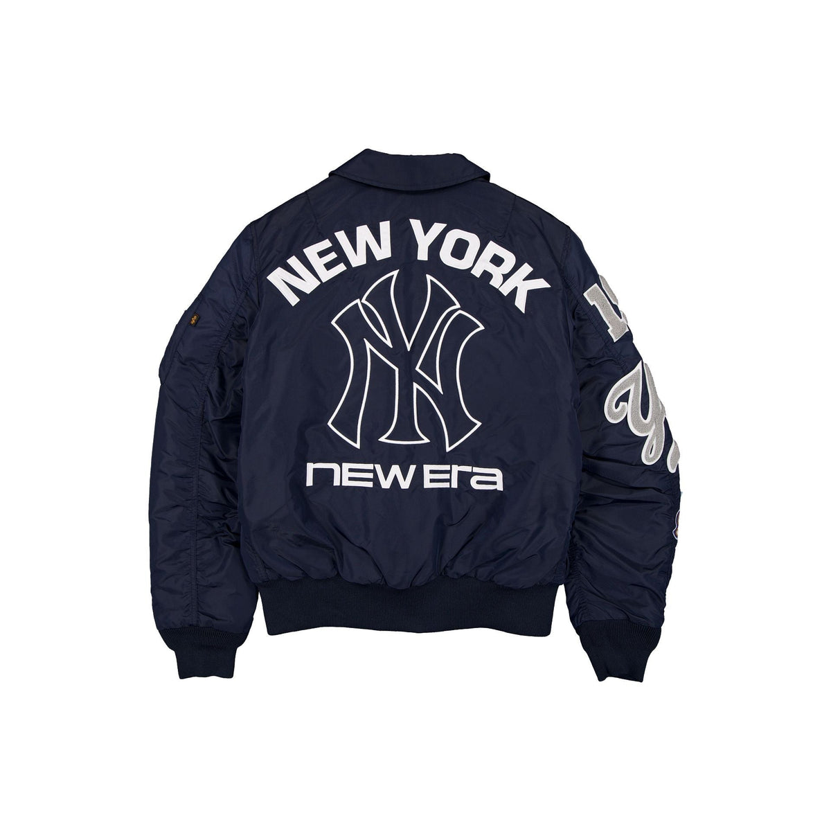 Navy Blue New York Yankees Alpha Industries MA-1 New Era Flight Jacket