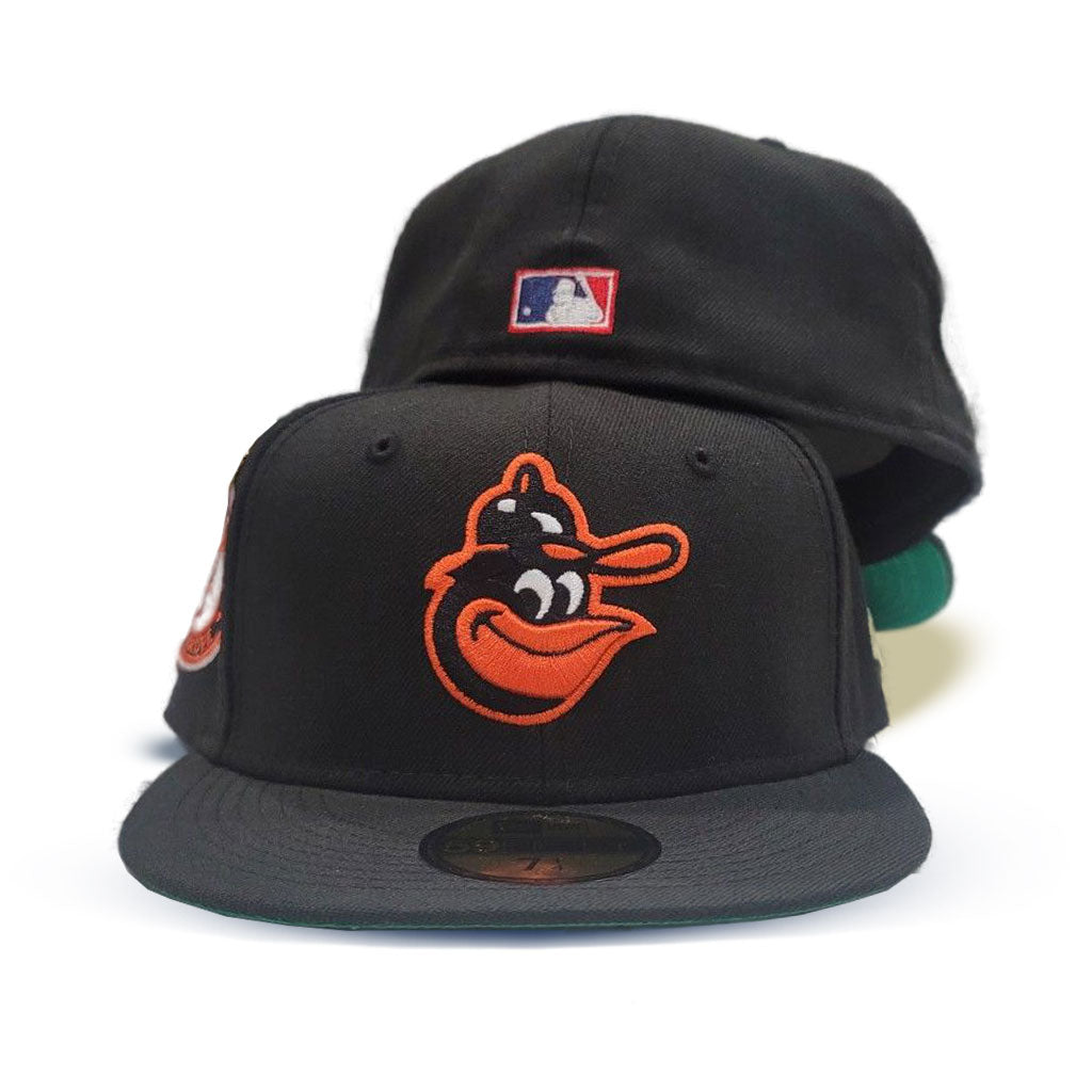 Black Baltimore Orioles Green Bottom 1966 World Series Side Patch "59FIFTY DAY" New Era 59Fifty Fitted