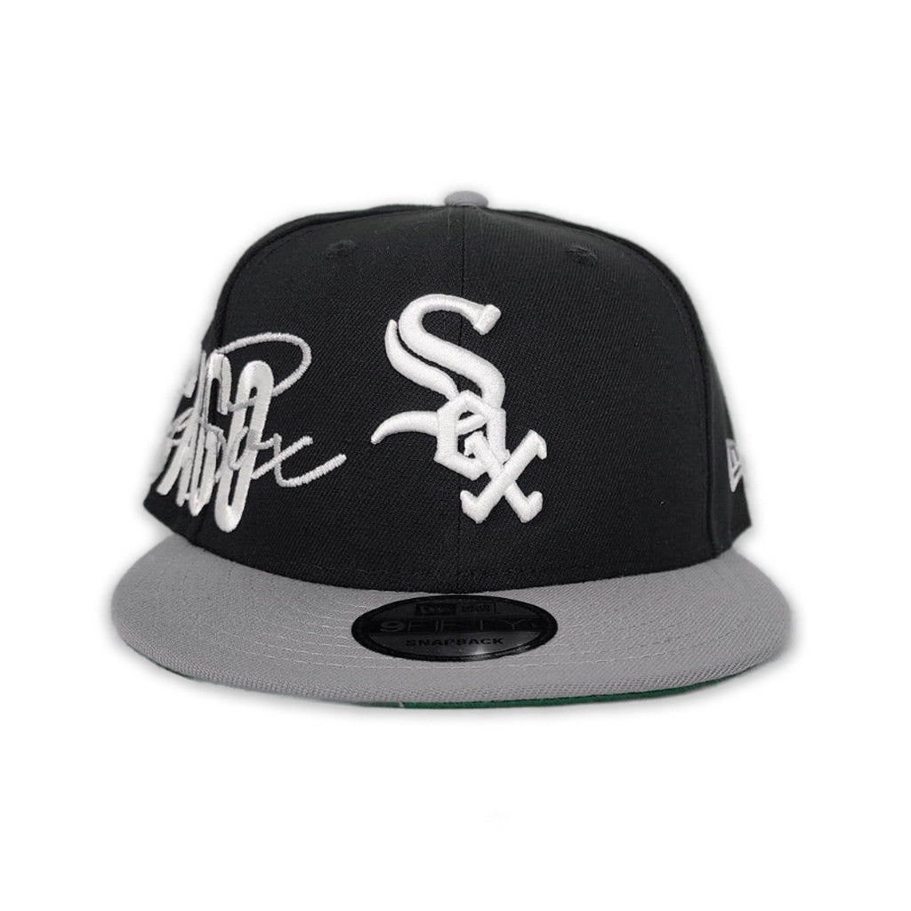 Black Chicago White Sox Green Bottom New Era 9Fifty Snapback