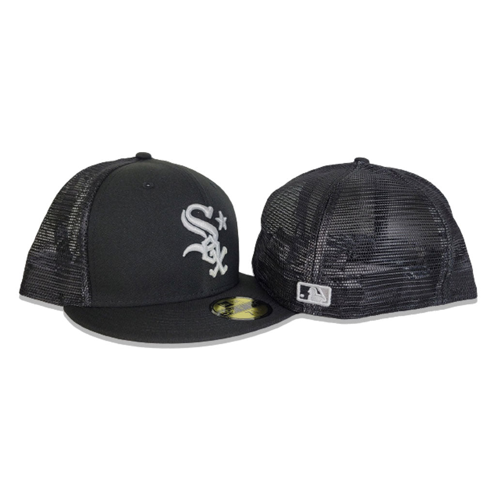 Black Mesh Chicago White Sox New Era 59FIFTY Fitted