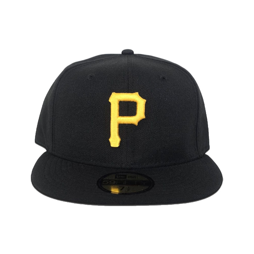 Black Pittsburgh Pirates Gray Bottom New Era 59Fifty True Authentic On Field Fitted