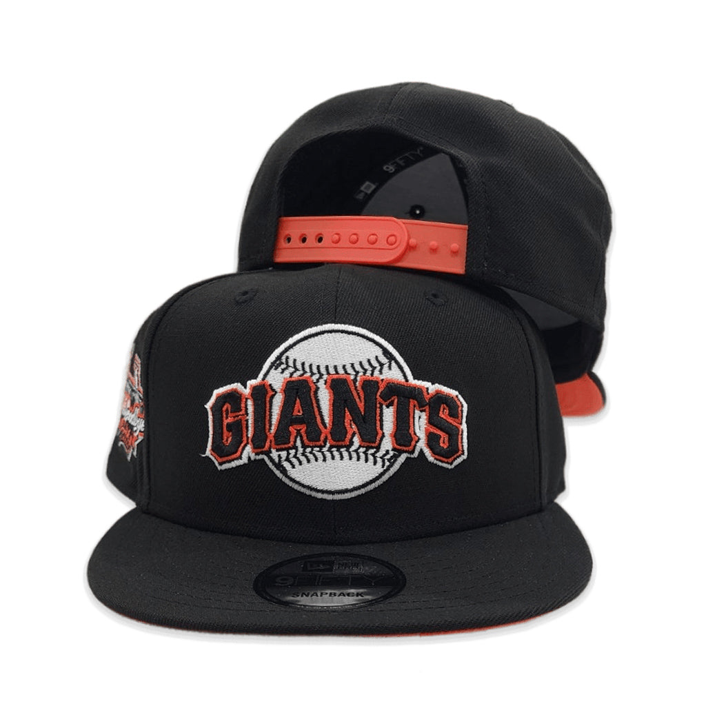 Black San Francisco Giants Orange Bottom Tell It Goodbye Stadium Side Patch New Era 9Fifty Snapback