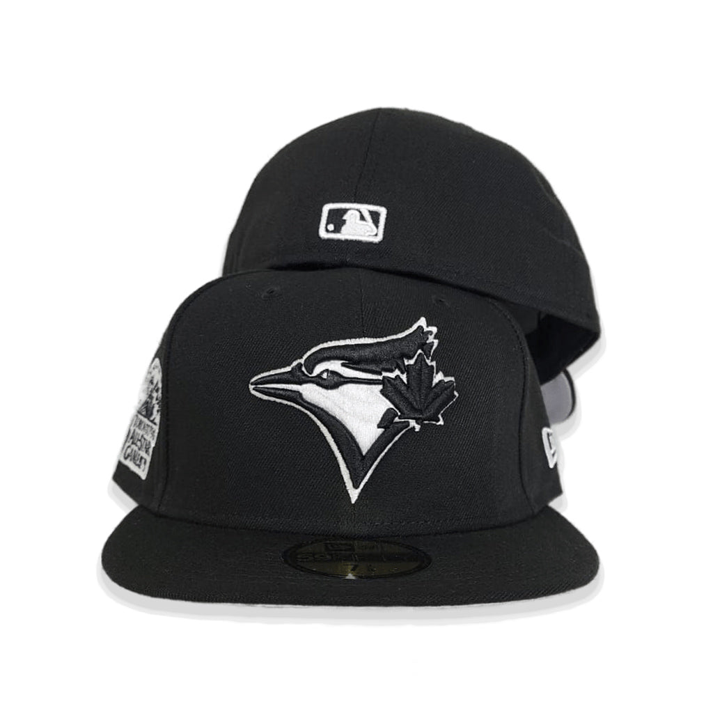 Black Toronto Blue Jays Gray Bottom 1991 All Star Game Side Patch New Era 59Fifty Fitted