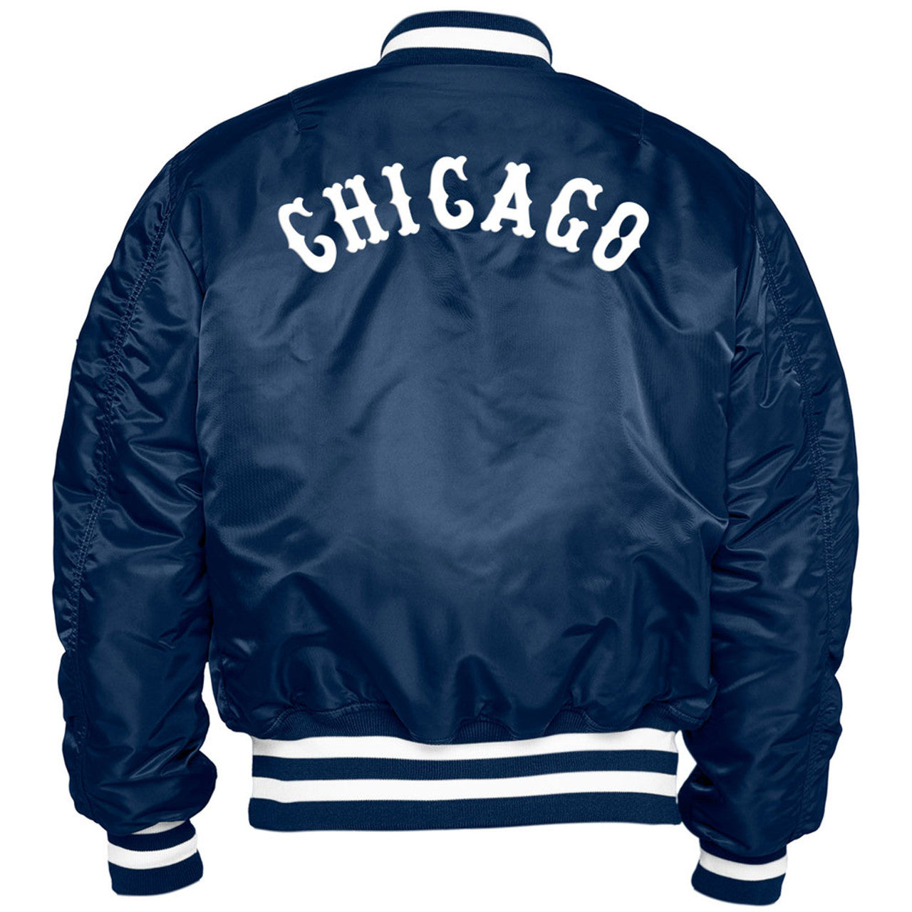 Navy Chicago White Sox Alpha Industries X New Era Reversible MA-1 Bomber Jacket