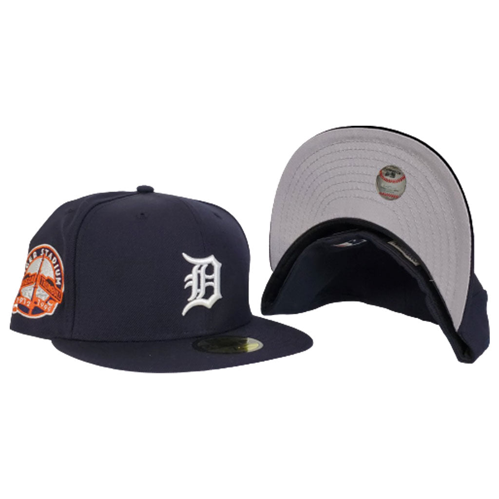 Detroit Tigers Stadium Side Patch Navy Blue New Era 59Fifty Fitted