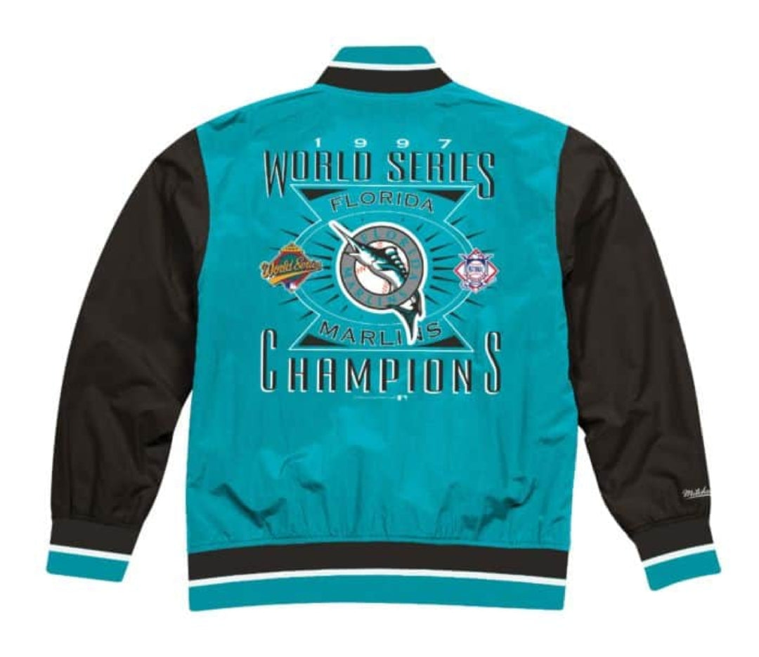 Florida Marlins Mitchell & Ness Men's MLB Team History Warm up Jacket
