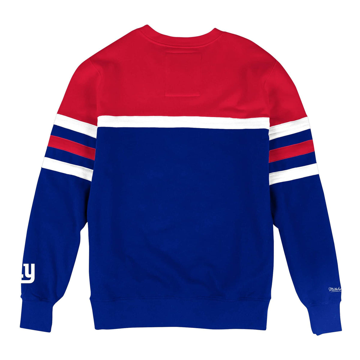 MITCHELL & NESS NEW YORK GIANTS HEAD COACH CREW SWEATSHIRT