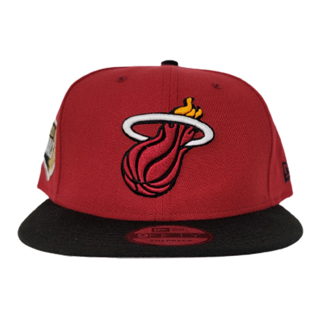 NEW ERA 2TONE MIAMI HEAT NBA FINALS SIDE PATCH 9FIFTY SNAPBACK