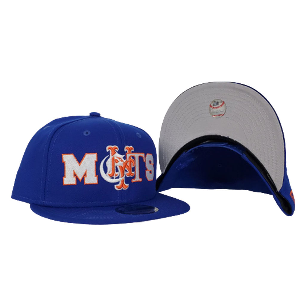 NEW ERA NEW YORK METS MIXED FONT 9FIFTY SNAPBACK