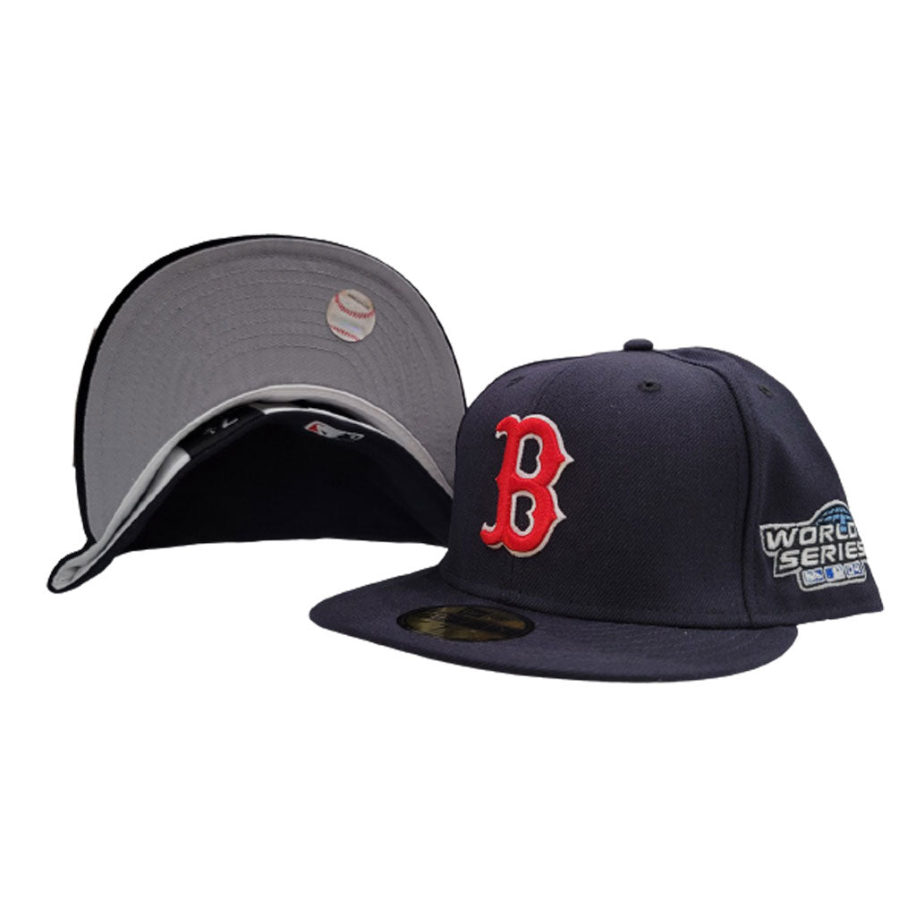 Navy Blue Boston Red Sox Cooperstown 2004 World Series Side Patch New Era 59Fifty Fitted
