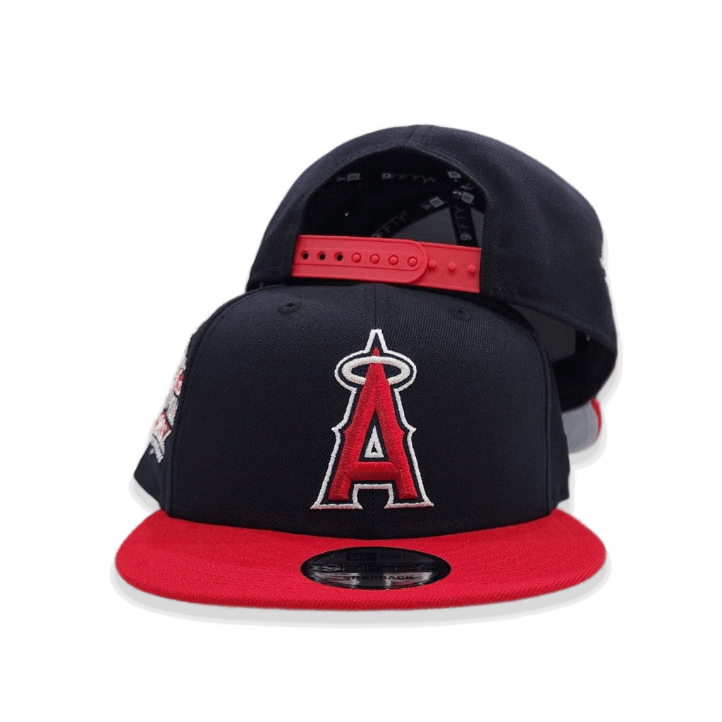 Navy Blue Los Angeles Angels Red Visor Gray Bottom 20th Anniversary 9Fifty Snapback