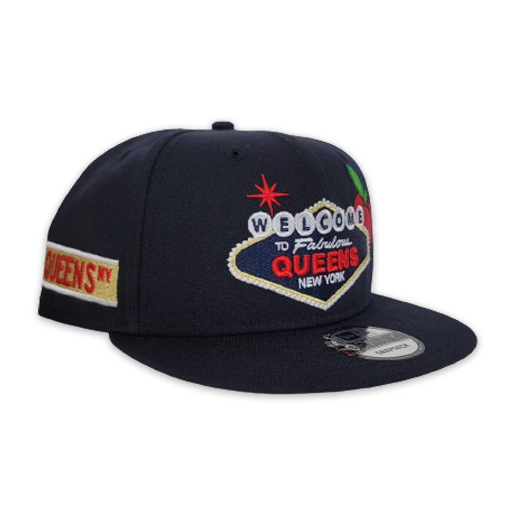 Navy Blue Welcome To Fabulous Queens Gray Bottom New Era 9Fifty Snapback