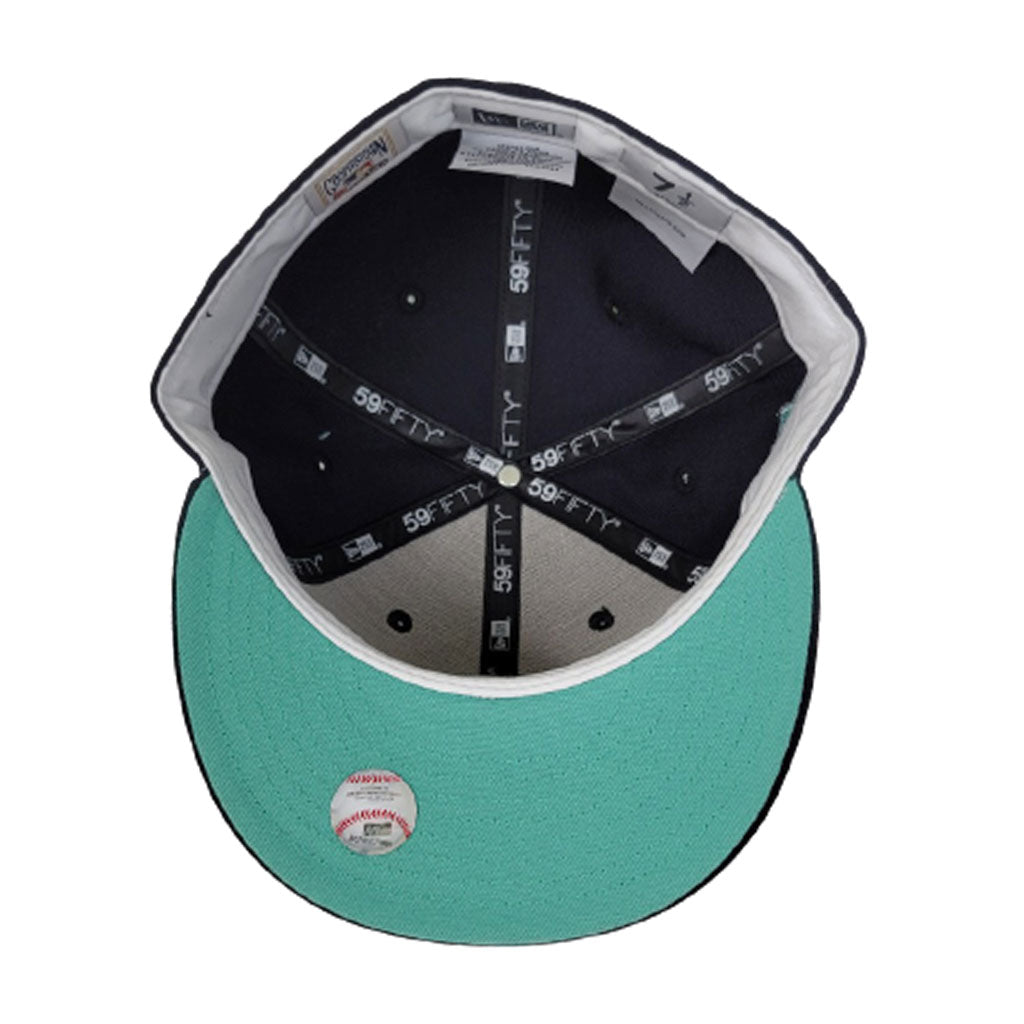 New York Yankees Navy Blue Mint Green Bottom 2008 All Star Game New Era 59Fifty Fitted