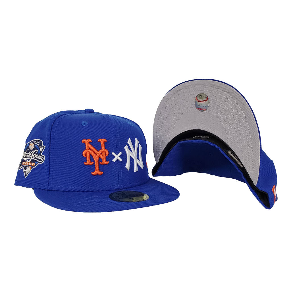 New York Yankees X New York Mets X Royal 2000 World Series New Era 59Fifty Fitted