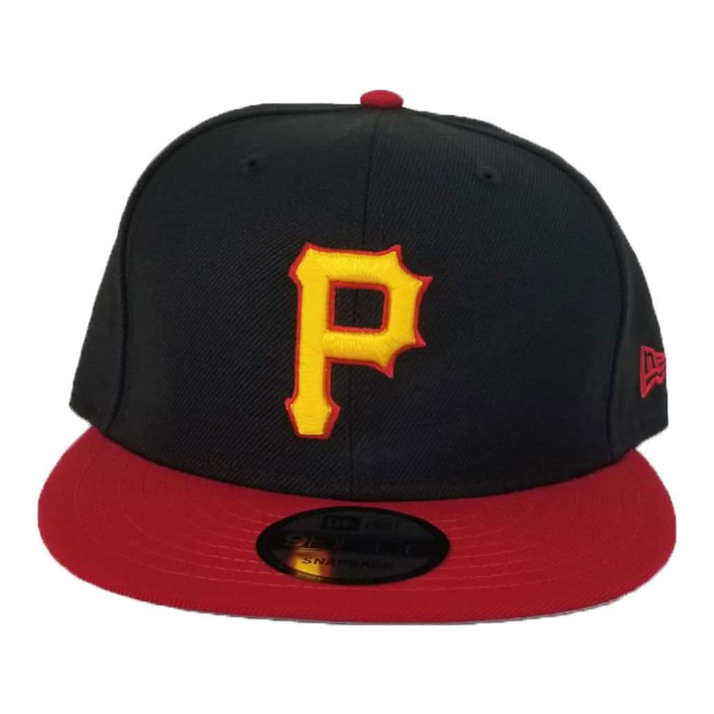 Pittsburgh Pirates Black / Red New Era 9Fifty Snapback