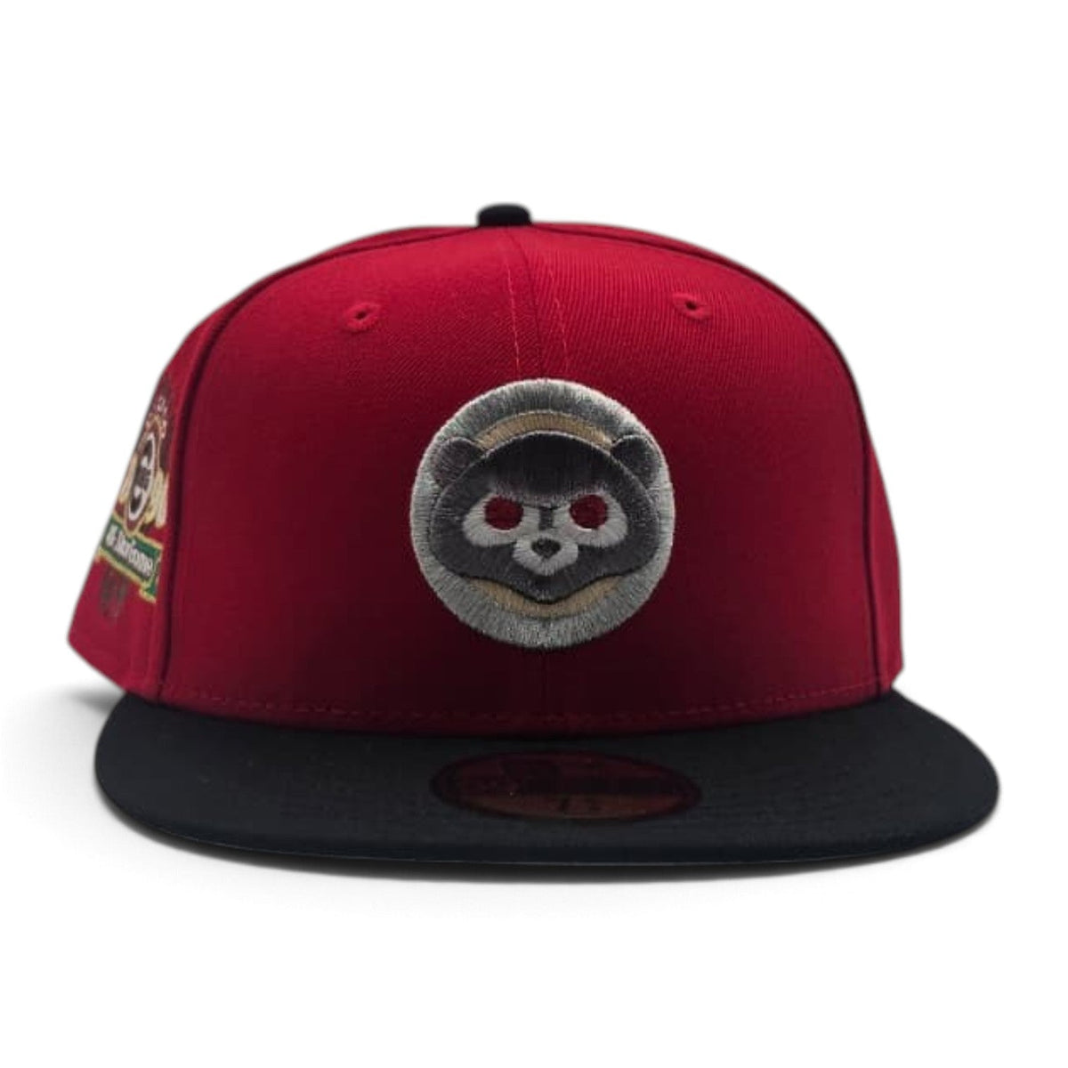 Red Chicago Cubs Black Visor Gray Bottom 1990 All Star Game Side Patch New Era 59Fifty Fitted