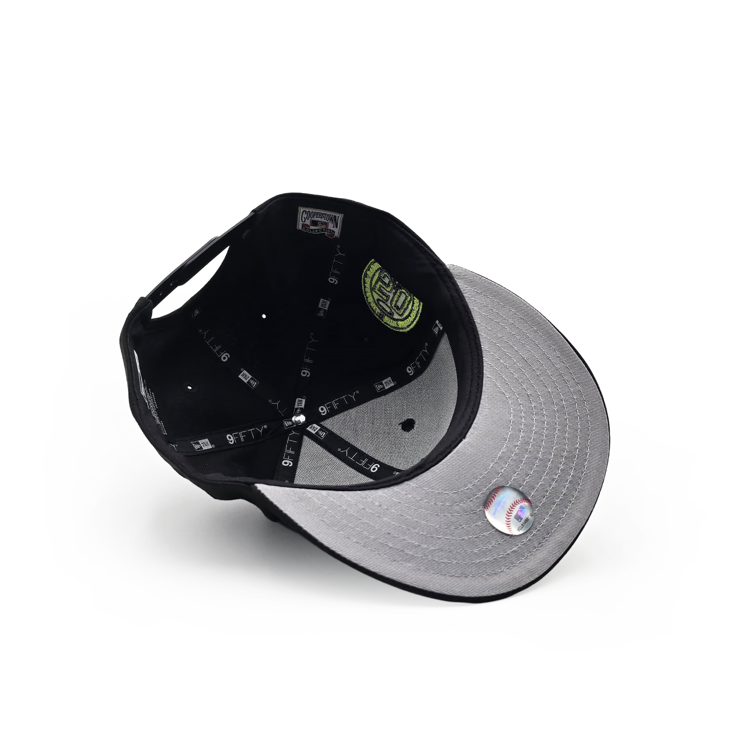 New Era Los Angeles Angels "3 Stars 50th Anniversary" 9FIFTY Snapback Black/Neon Green