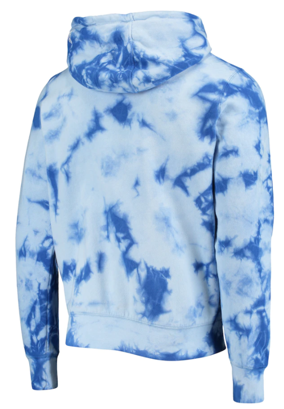 New York Mets New Era Royal Tie-Dye Pullover Hoodie
