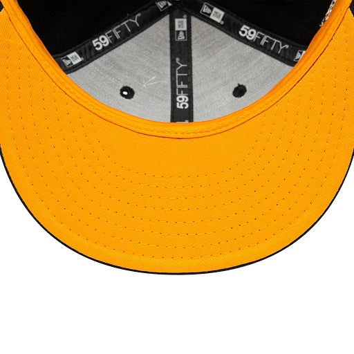 Black Florida Marlins Tigerfill 2003 World Series Patch Orange Bottom 59FIFTY Fitted