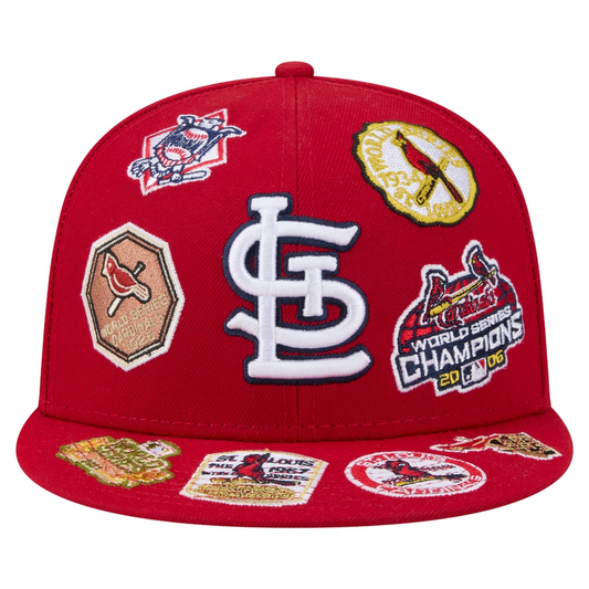 New Era St Louis Cardinals 'All Over' 59FIFTY Fitted Red