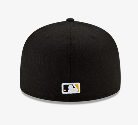 Black Pittsburgh Pirates City Patch Gray Bottom New Era 59fifty Fitted