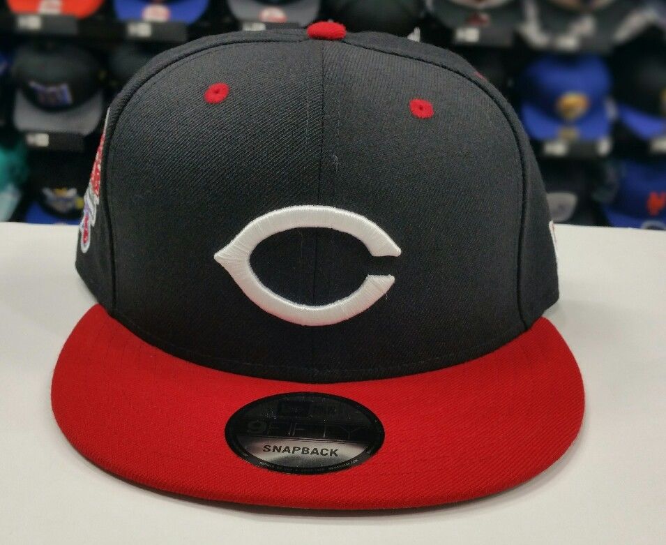 New Era MLB 9Fifty Cincinnati Reds 1976 World Series Black / Red snapback Hat