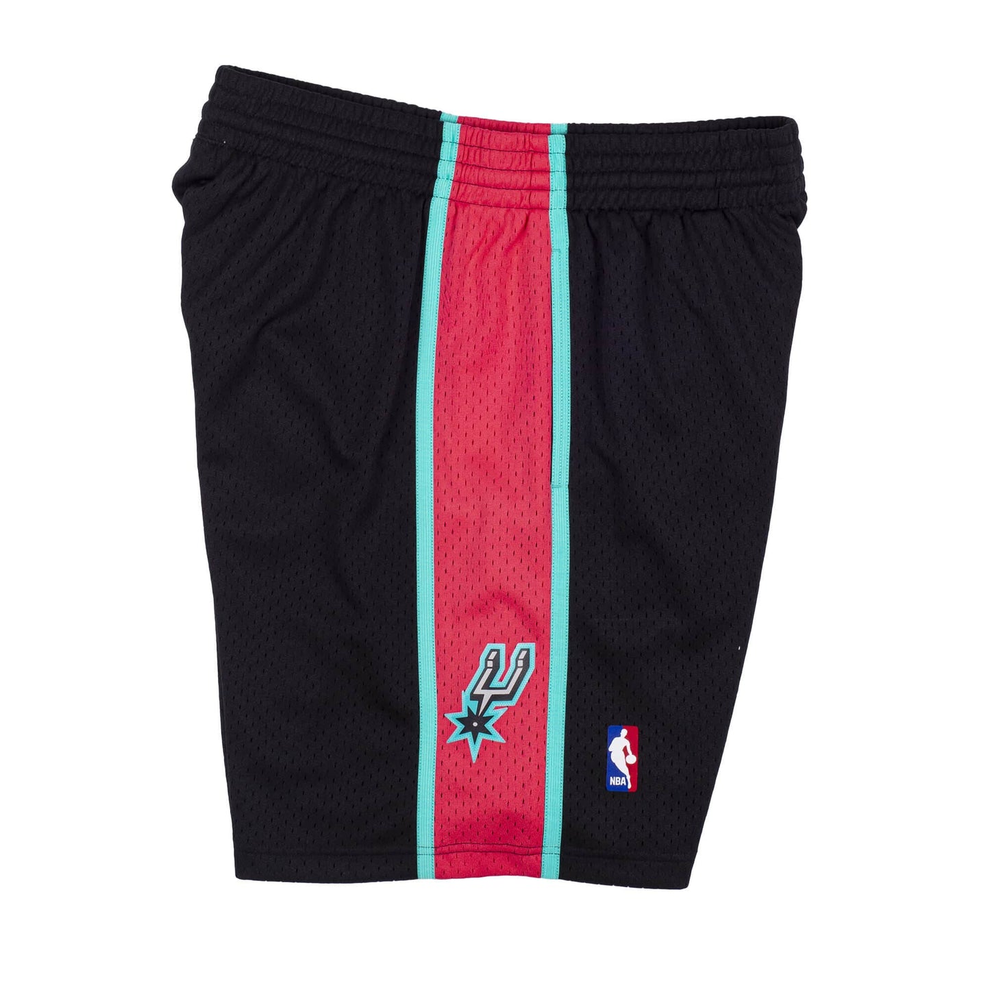 Black San Antonio Spurs Mitchell & Ness Hardwood Classic 1998 Men's Swingman Shorts