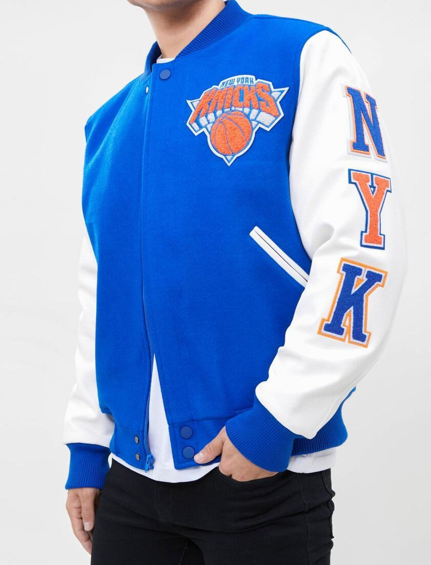 Pro Standard NBA New York Knicks Wool Varsity Heavy Jacket