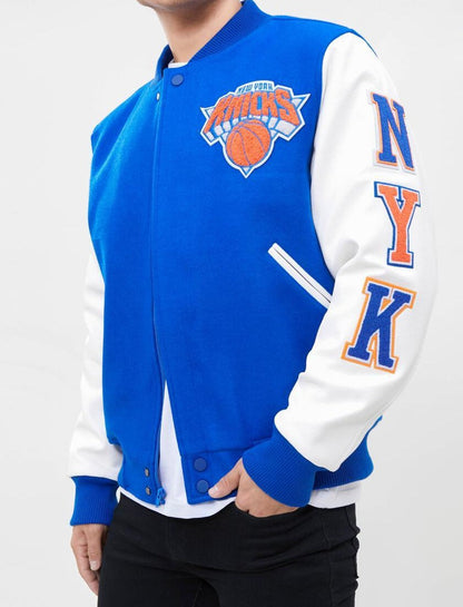 Pro Standard NBA New York Knicks Wool Varsity Heavy Jacket
