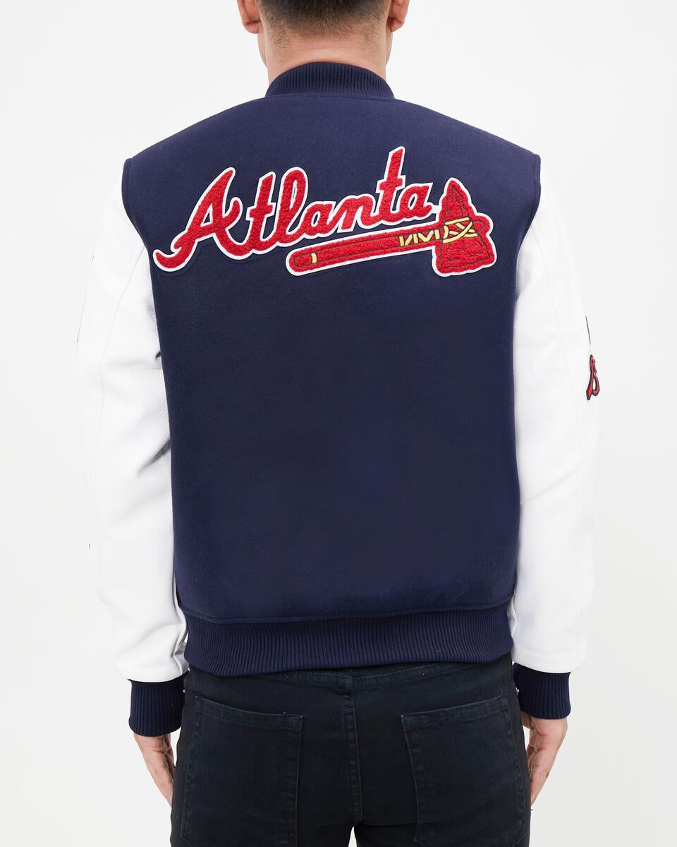 Pro Standard Atlanta Braves Wool Varsity Heavy Jacket