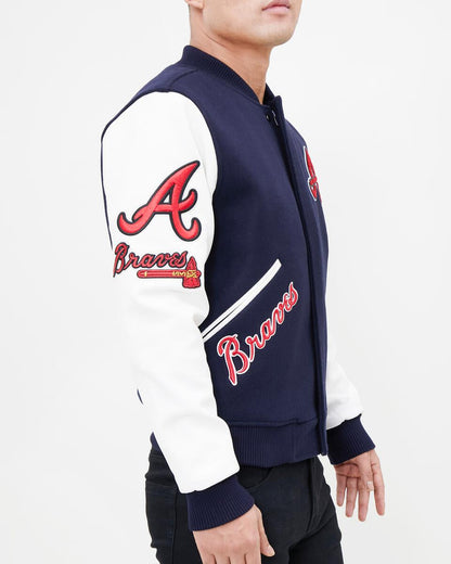 Pro Standard Atlanta Braves Wool Varsity Heavy Jacket