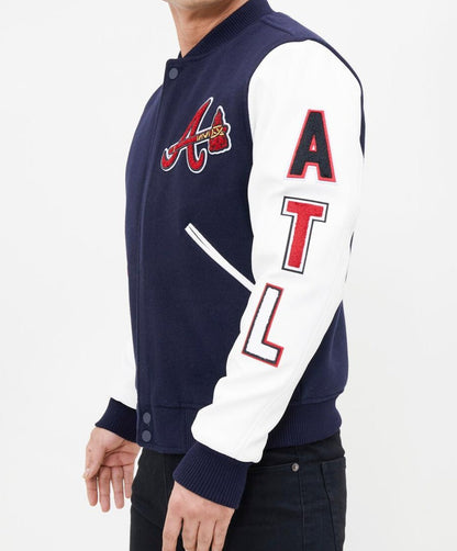 Pro Standard Atlanta Braves Wool Varsity Heavy Jacket