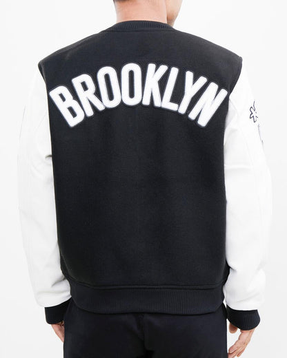 Pro Standard Brooklyn Nets Wool Varsity Heavy Jacket