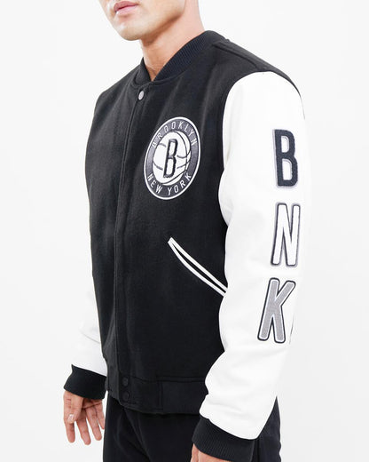 Pro Standard Brooklyn Nets Wool Varsity Heavy Jacket