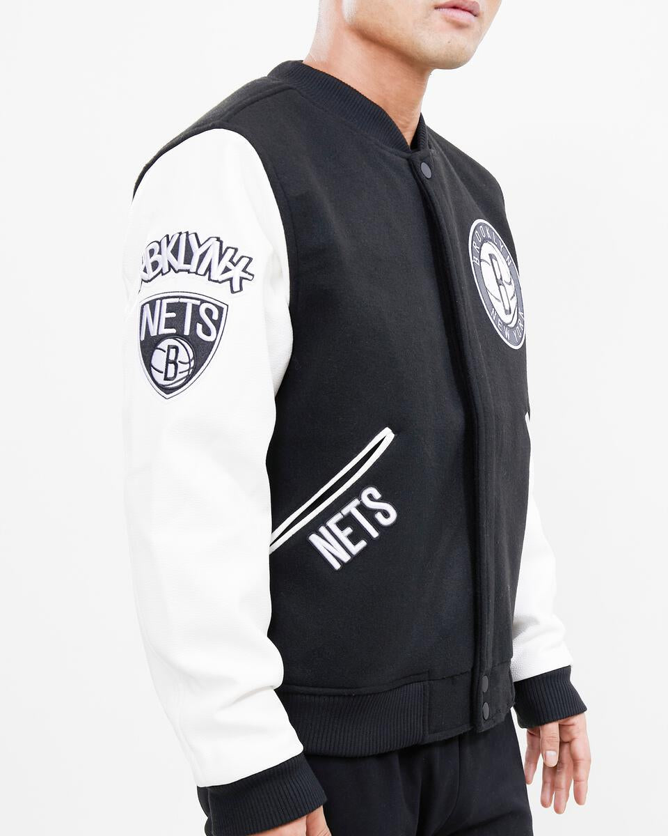 Pro Standard Brooklyn Nets Wool Varsity Heavy Jacket