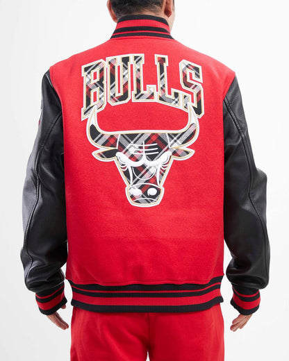 Red Chicago Bulls Pro Standard Wool Varsity Heavy Jacket