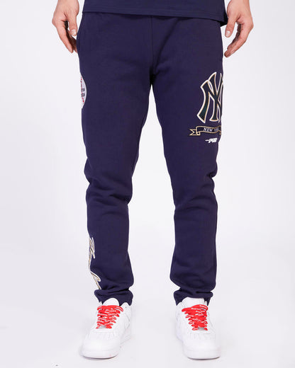Navy Blue New York Yankees Pro Standard Retro Classic Fleece Sweatpant
