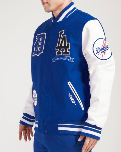 Royal Blue Los Angeles Dodgers Pro Standard Prep Wool Varsity Heavy Jacket