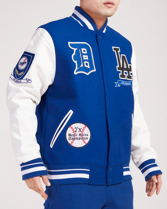 Royal Blue Los Angeles Dodgers Pro Standard Prep Wool Varsity Heavy Jacket