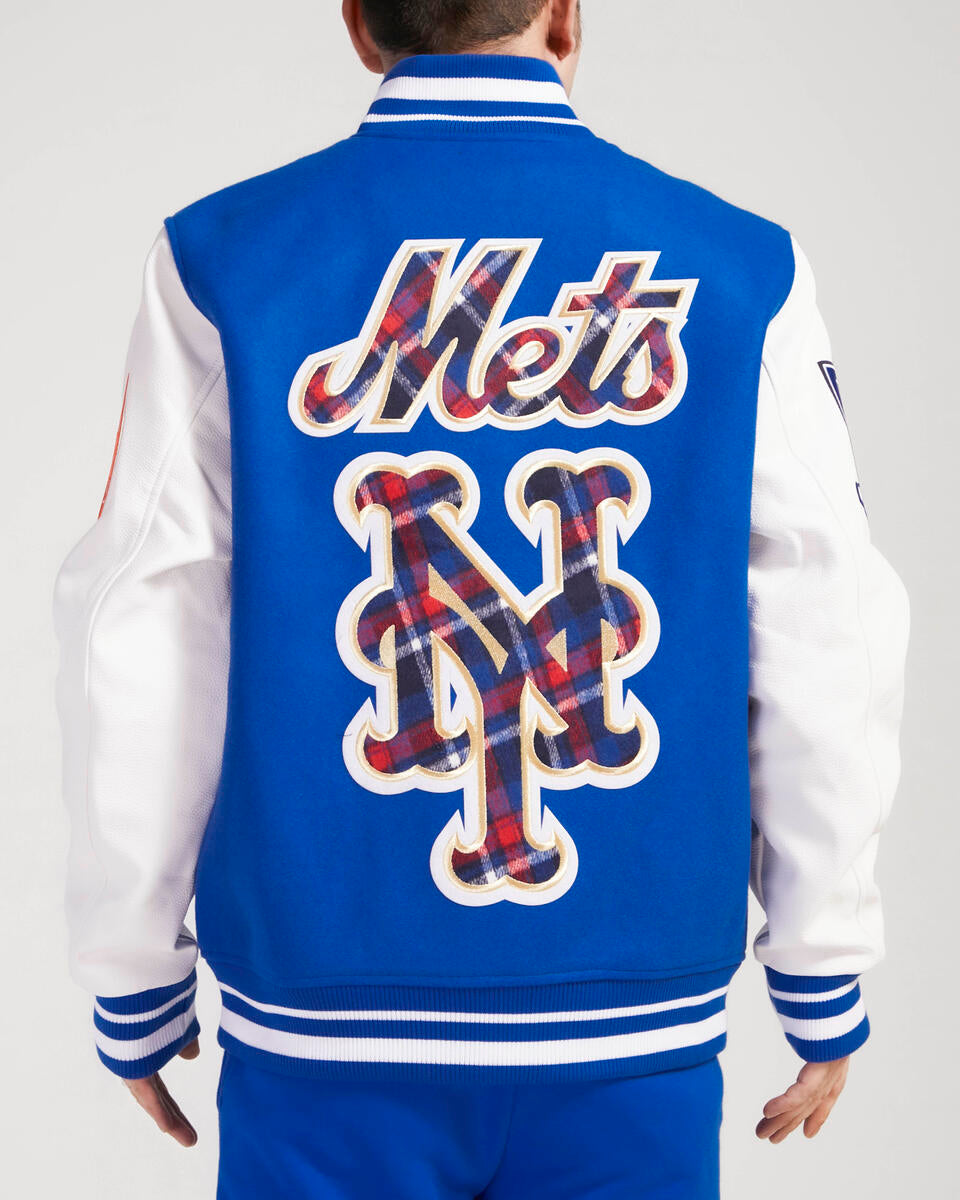 Royal Blue New York Mets Pro Standard Prep Wool Varsity Heavy Jacket