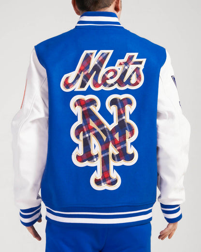 Royal Blue New York Mets Pro Standard Prep Wool Varsity Heavy Jacket